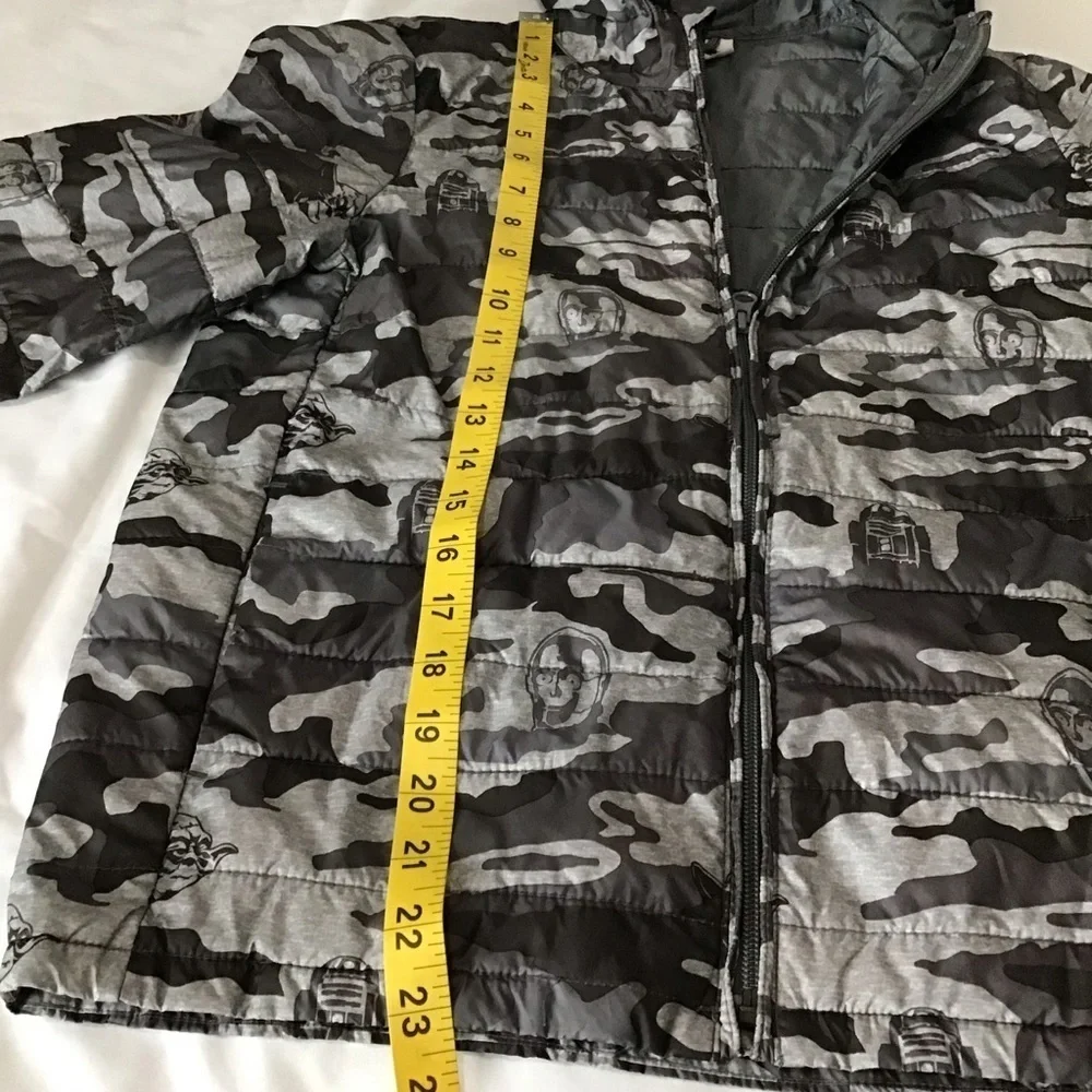 GAP Star Wars Kids Youth Camo Jacket - Gray and Black